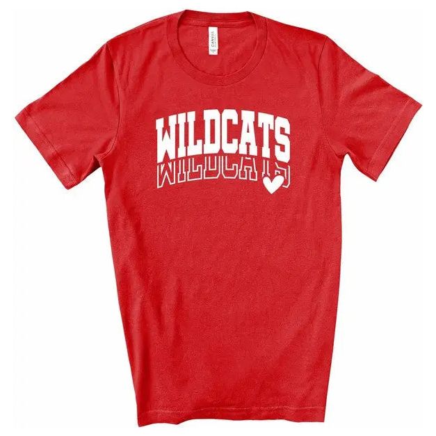 Wildcats Heart Softstyle Gameday Graphic Tee