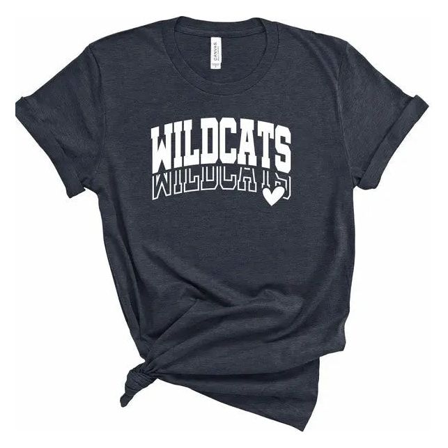 Wildcats Heart Softstyle Gameday Graphic Tee