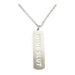 The Bullish Store - Wine Slut Cutout Stainless Steel Drop Bar Necklace