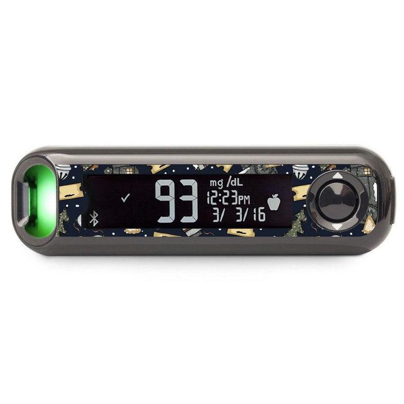 Peelz Winter Express Bayer Contour© Next One Glucometer Peelz/Stickers