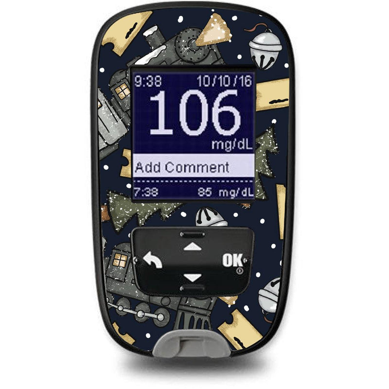 Peelz Winter Express Sticker for the Accu-Chek Guide Glucometer Peelz/Stickers