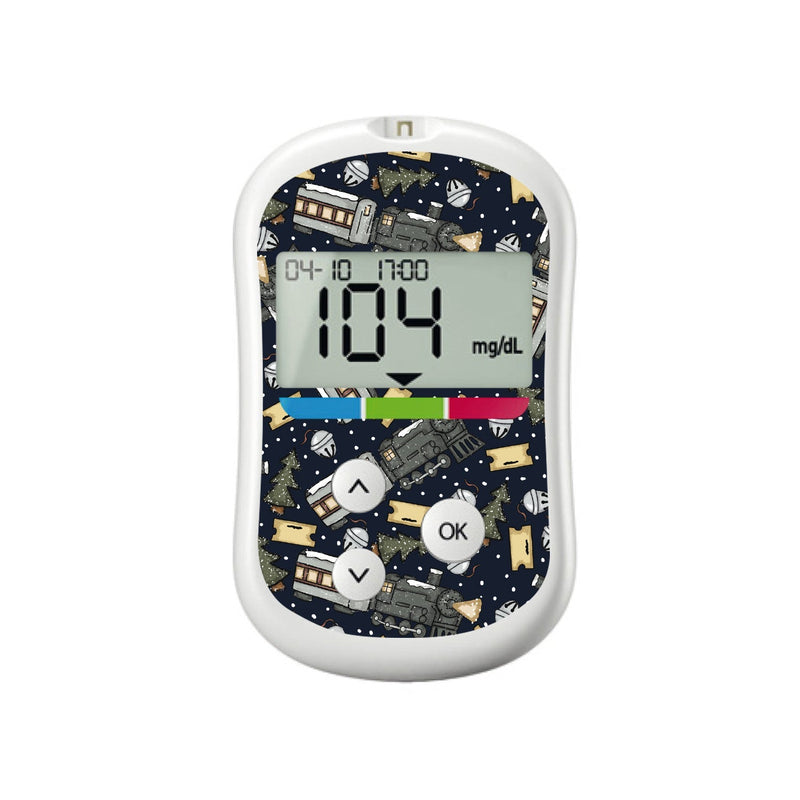Peelz Winter Express for OneTouch Verio Flex Glucometer Peelz/Stickers
