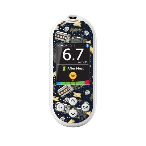 Peelz Winter Express for OneTouch Verio Reflect Glucometer Peelz/Stickers