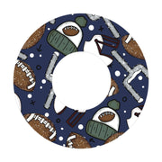 Peelz Winter Football Patch  Adhesive for Freestyle Libre Sensor Patch Medical Tape