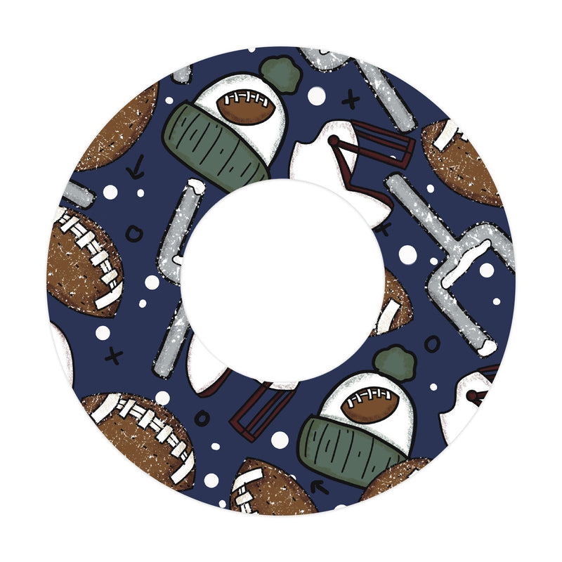Peelz Winter Football Patch  Adhesive for Freestyle Libre Sensor Patch Medical Tape