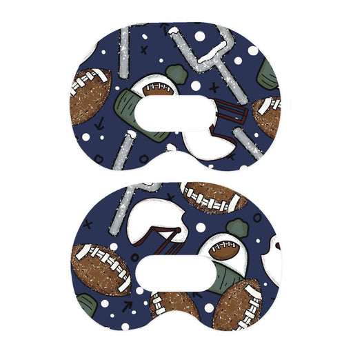 Peelz Winter Football Medtronic Guardian Connect Patch Tape - Pump Peelz Patch Medical Tape