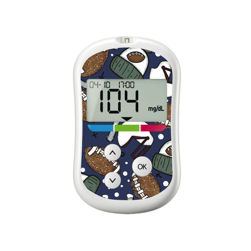 Peelz Winter Football for OneTouch Verio Flex Glucometer Peelz/Stickers