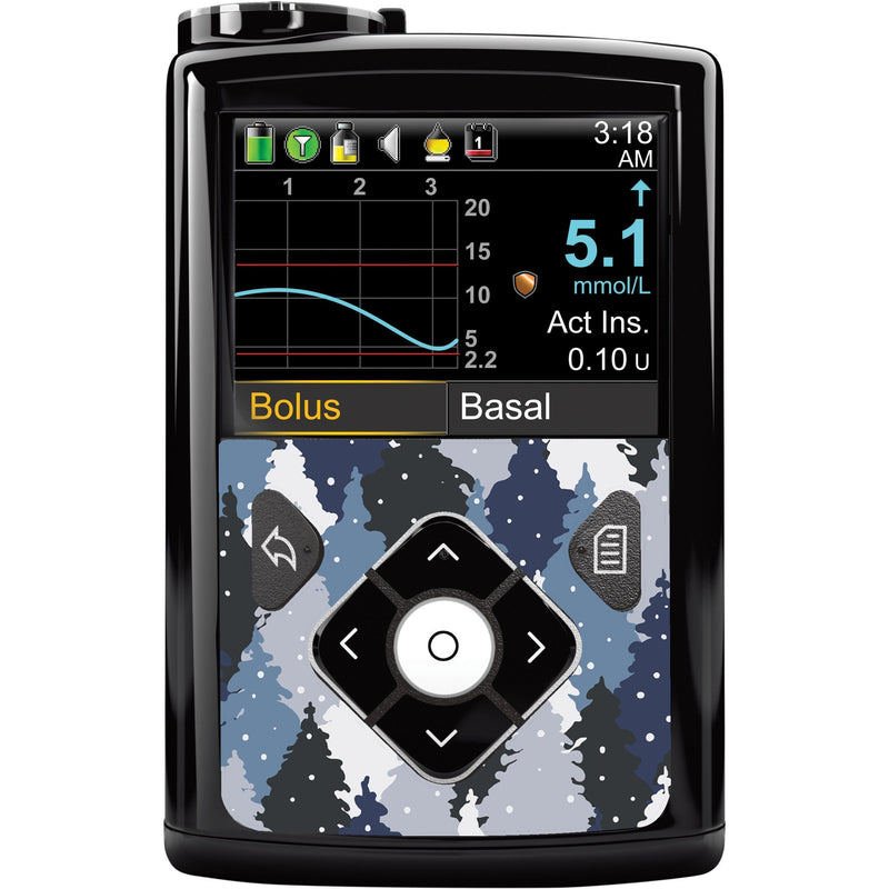 Peelz Winter Forest Sticker for Medtronic MiniMed 770G & 780G Peelz/Stickers