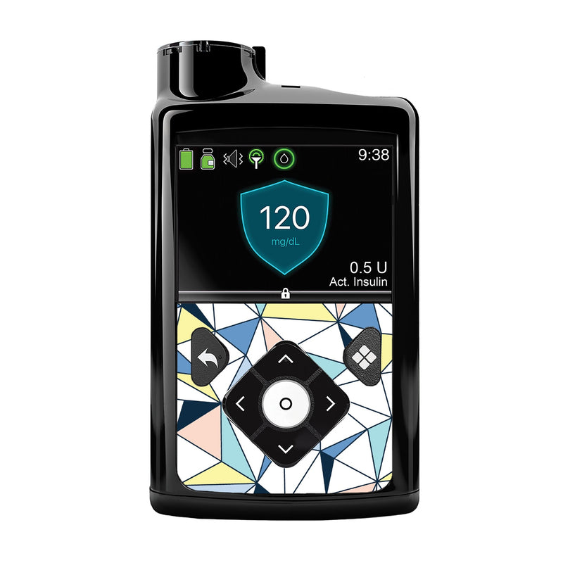 Peelz Winter Geometric Sticker for Medtronic MiniMed 770G & 780G Peelz/Stickers