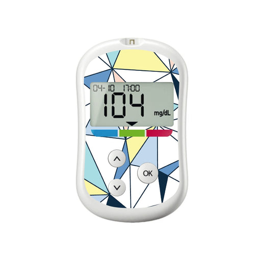 Peelz Winter Geometric for OneTouch Verio Flex Glucometer Peelz/Stickers
