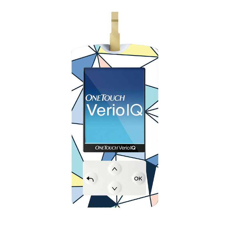 Peelz Winter Geometric for OneTouch Verio IQ Glucometer Peelz/Stickers