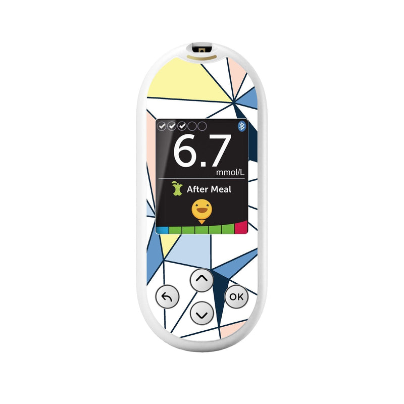 Peelz Winter Geometric for OneTouch Verio Reflect Glucometer Peelz/Stickers
