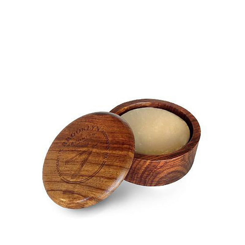 Brooklyn Grooming Wood Shaving Bowl - Dark Oak Shaving Bowl