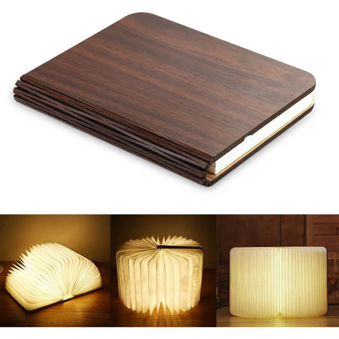 Wooden book 360 Degree Night Light Lamp