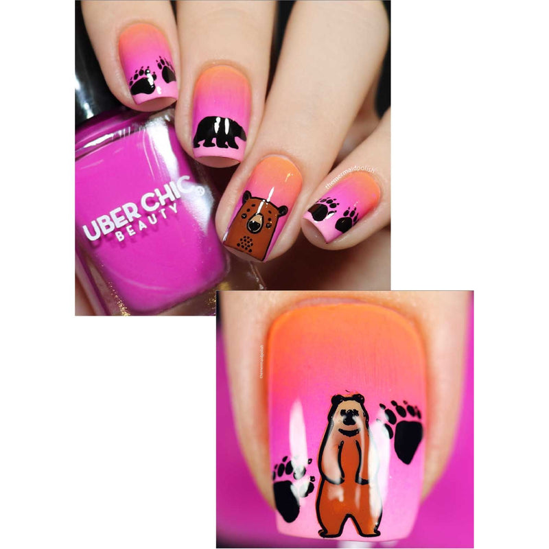 UberChic Beauty Woodland Chic-02 Stamping Plate