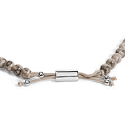 Bids.com Sterling Silver Jasper Bead Station Bracelet Bolo Clasp Bracelets