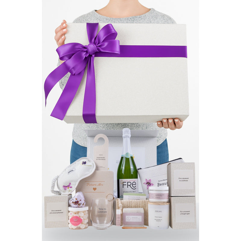 Lizush Bride to be gift box, Bridal shower gift basket Gift set for new mom