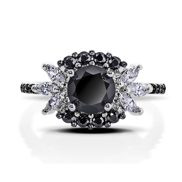 Fragrant Jewels Black Luxe XOXO Ring Ring