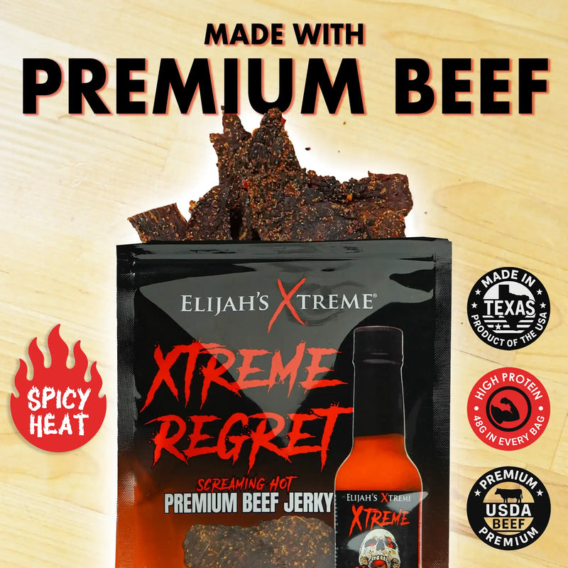 Elijah's Xtreme Xtreme Regret Spicy Beef Jerky Beef Jerky