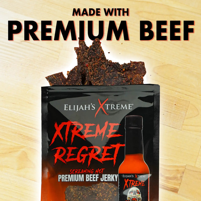 Elijah's Xtreme Elijah’s Xtreme Beef Jerky Bulk Trio - 6 bags of Each Flavor, 18 bags total (3lbs) Beef Jerky