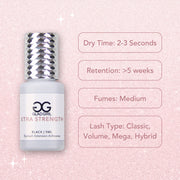 GladGirl Xtra Strength Eyelash Extension Adhesive Glue & Remover