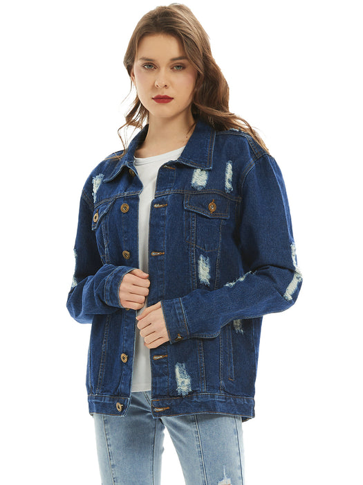 Denim Not Your Boyfriends Jean Jacket by Anna-Kaci