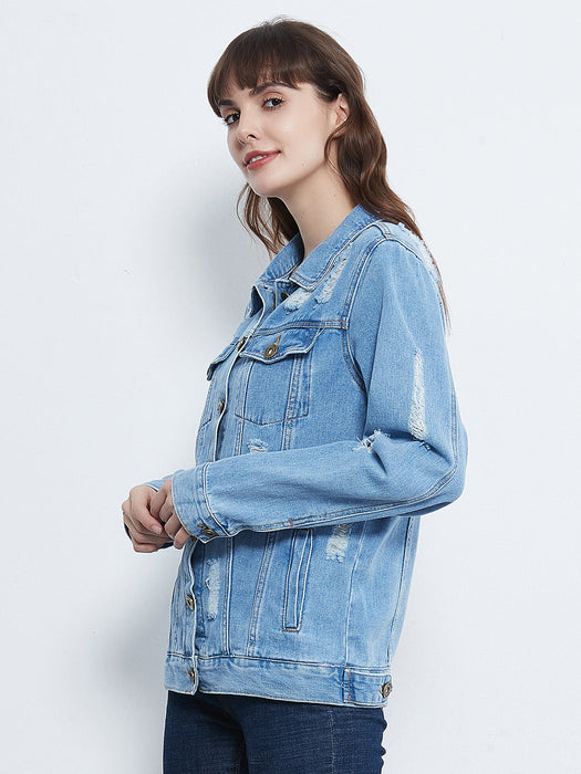 Denim Not Your Boyfriends Jean Jacket by Anna-Kaci