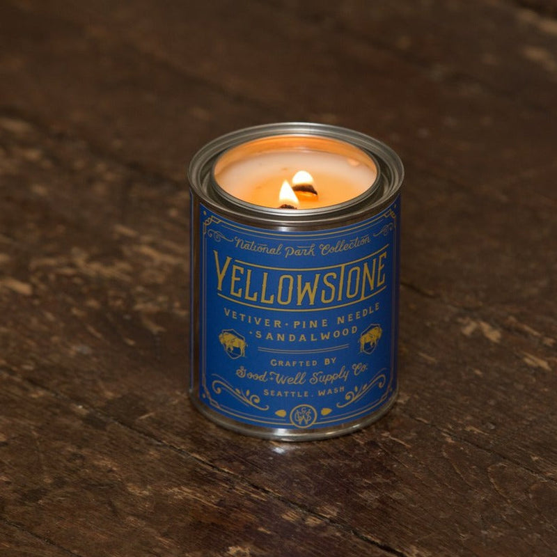 Good & Well Supply Co Yellowstone National Park Candle Candles