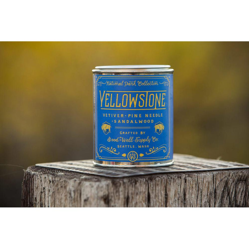 Good & Well Supply Co Yellowstone National Park Candle Candles