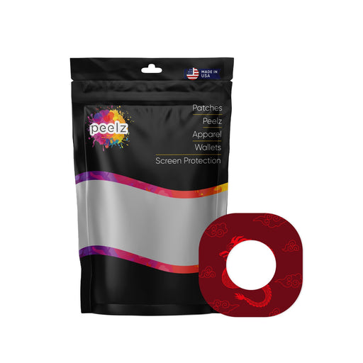 Peelz Year of the Dragon Dexcom G7 and Stelo Patch Tape - Pump Peelz Patch Medical Tape