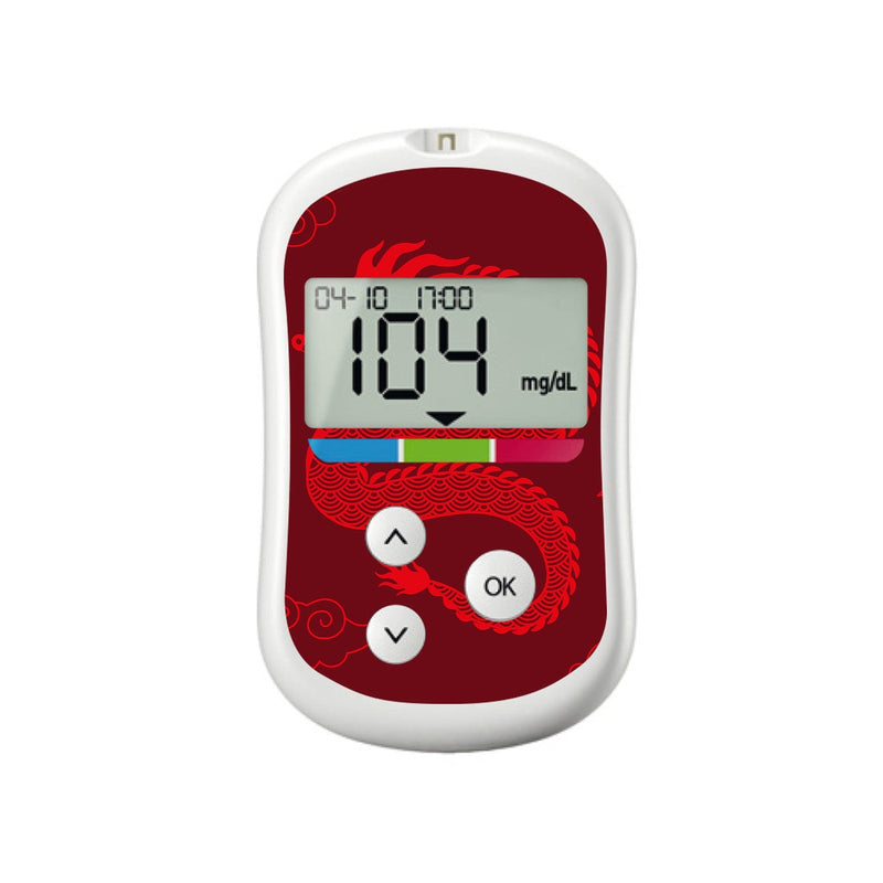 Peelz Year of the Dragon for OneTouch Verio Flex Glucometer Peelz/Stickers
