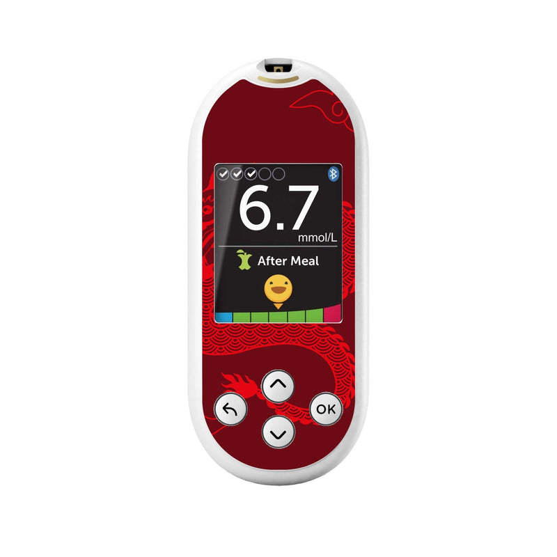Peelz Year of the Dragon for OneTouch Verio Reflect Glucometer Peelz/Stickers