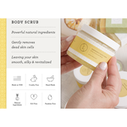 Lizush Reviving set with Grapefruit shea butter and Body scrub CREAMS & OILS