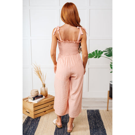 You Swoon, You Sigh Ruffle Neckline Jumpsuit