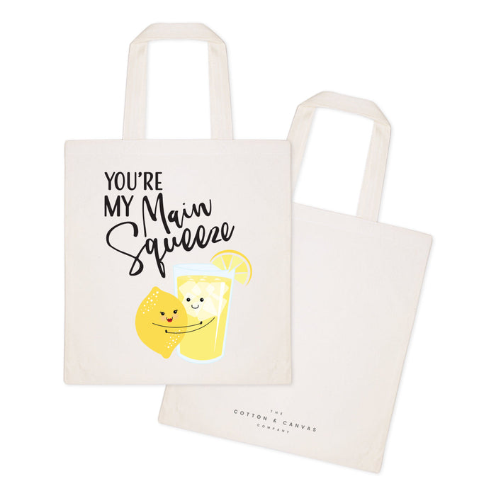 You're My Main Squeeze Cotton Canvas Tote Bag