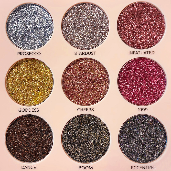 Profusion Cosmetics - 20th Anniversary Pressed Glitter Palette - 1oz