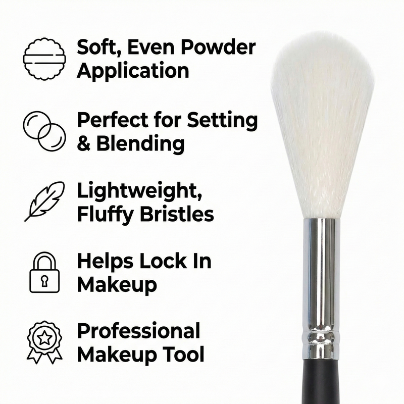ZAQ Skin & Body ROUND HIGHLIGHT BRUSH Make Up