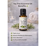 ZAQ Skin & Body Tea Tree Essential Oils