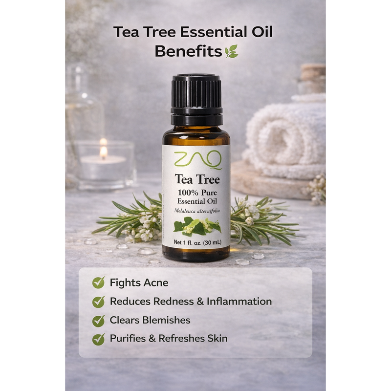 ZAQ Skin & Body Tea Tree Essential Oils