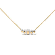 Bids.com 18K Rose Gold 3/4 Cttw Pave Diamonds and Graduated Green Tsavorite Gemstone Curved Bar Choker Necklace (G-H Color, SI1-SI2 Clarity) - Adjustable up to 14" - 16.5" Necklaces