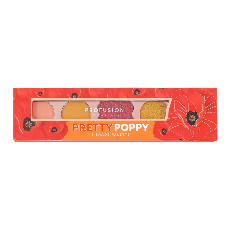 Profusion Cosmetics Blooming Hues 5 shade palette Eye