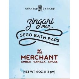 Zingari Man Zingari Man The Merchant Sego Bath Bar 4 Oz Bath Bar