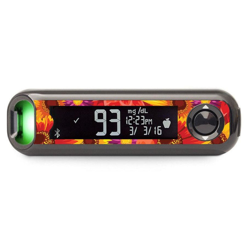 Peelz Zinnia Harvest Bayer Contour© Next One Glucometer Peelz/Stickers
