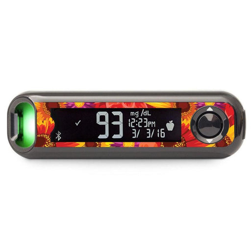 Peelz Zinnia Harvest Bayer Contour© Next One Glucometer Peelz/Stickers
