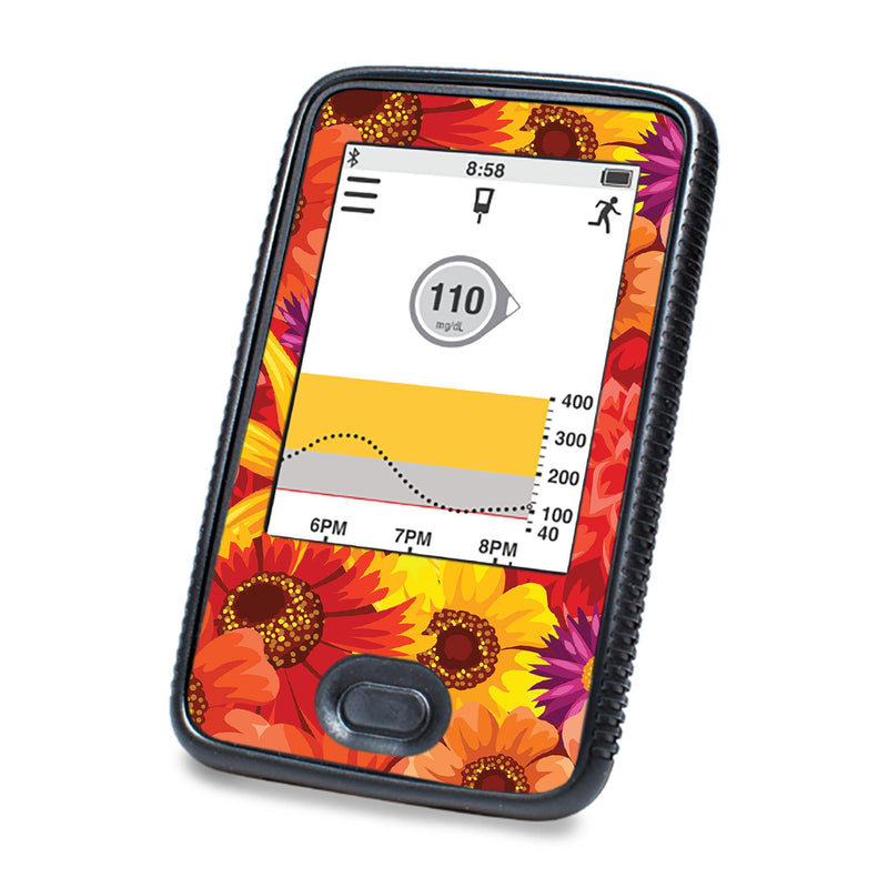 Peelz Zinnia Harvest DEXCOM G6 Touchscreen Receiver Peelz/Stickers