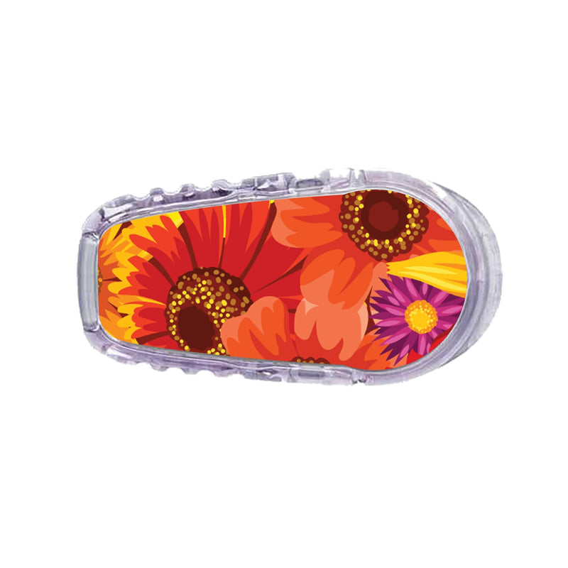 Peelz Zinnia Harvest Dexcom G6 Transmitter Sticker Peelz/Stickers