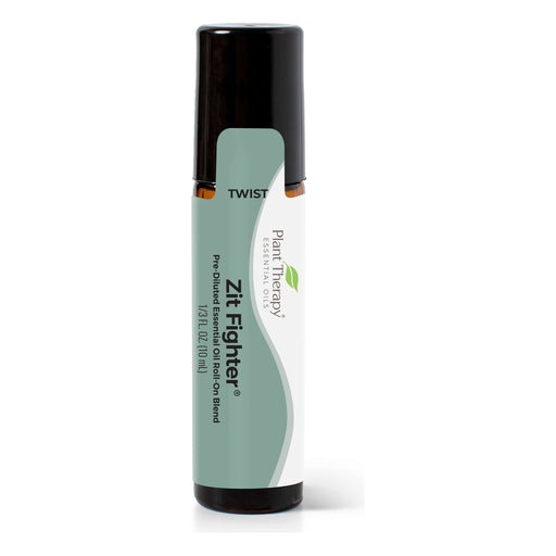 Plant Therapy Zit Fighter Essential Oil Blend Pre-Diluted Roll-On Essential Oil