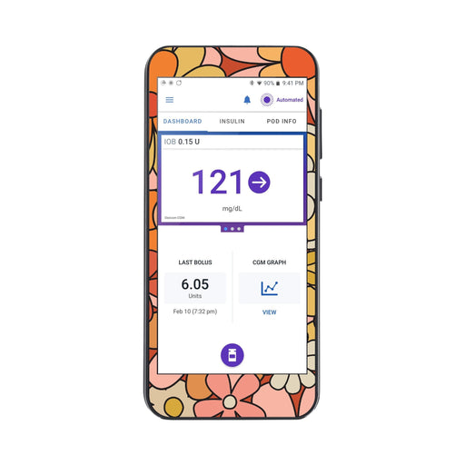Peelz Zoey Sticker for Omnipod® 5 Controller – Pump Peelz Peelz/Stickers