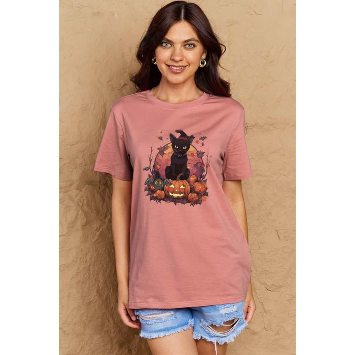 Simply Love Full Size Halloween Theme Graphic T-Shirt