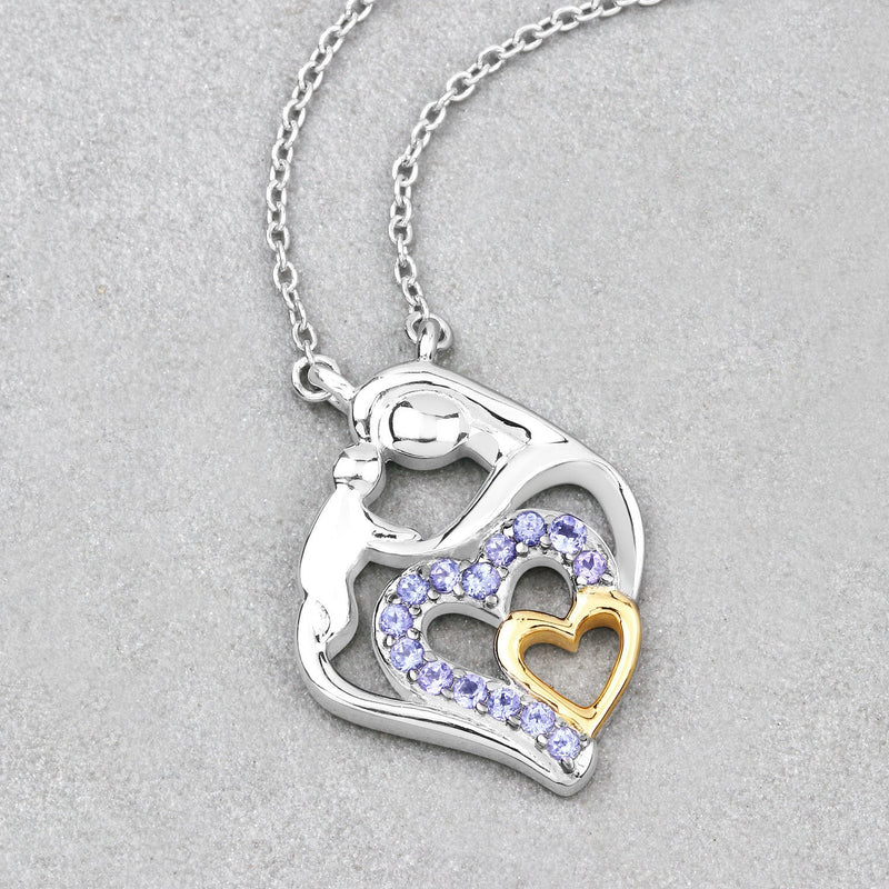Bids.com 0.28 Carat Genuine Tanzanite .925 Sterling Silver Pendant Pendants